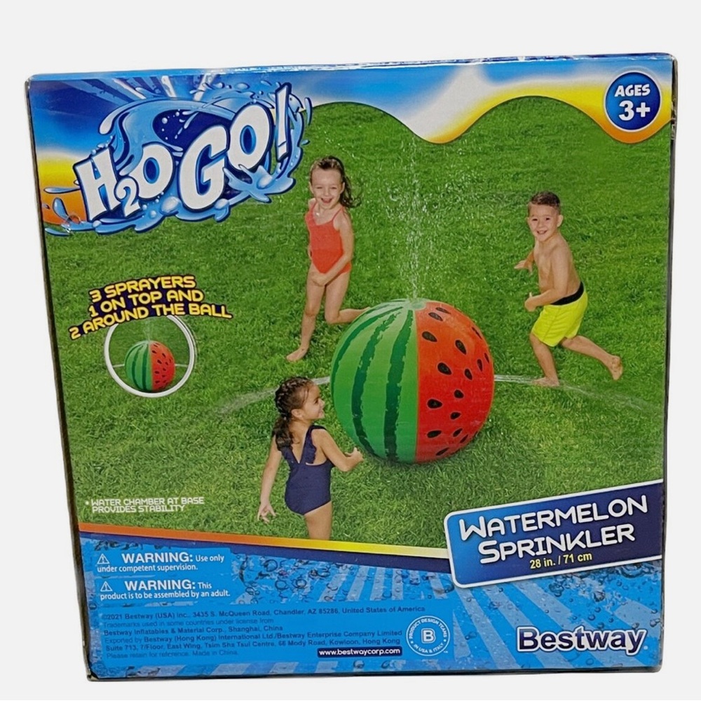 H2O Go! 28 Inch Watermelon Water Sprinkler Ball